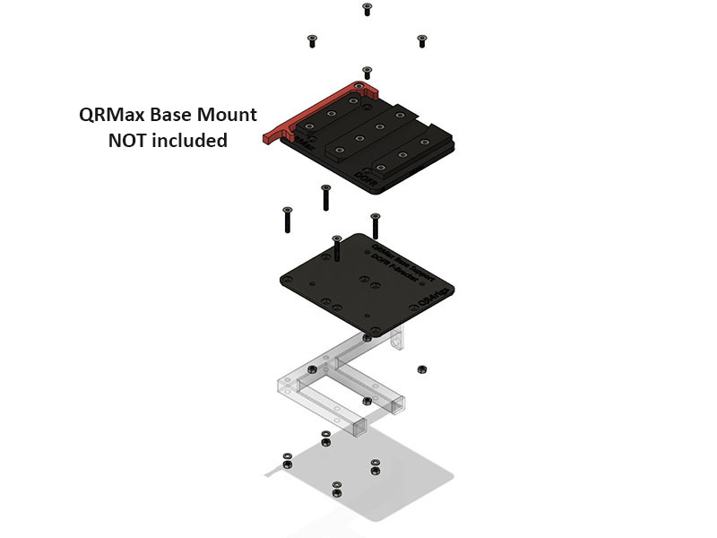 QRMax Base Support DOFR F-Bracket Kit - Click Image to Close