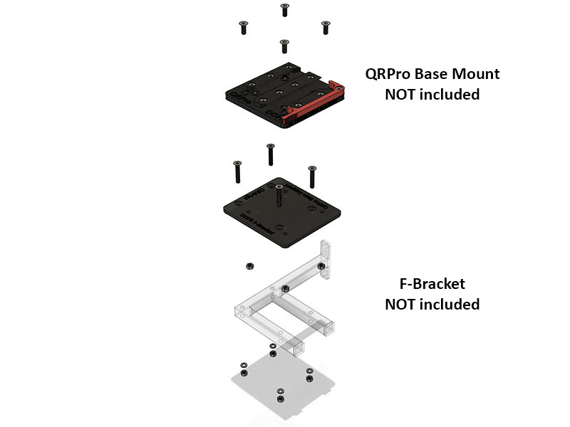 QRPro Base Support DOFR F-Bracket Kit