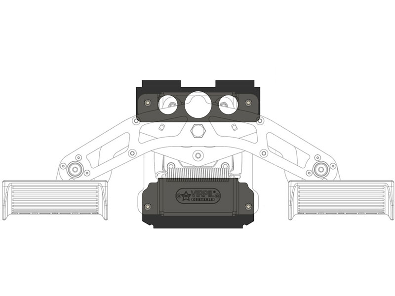 QRMin Virpil (VPC) Rudder Pedals Quick Release Plate Kit