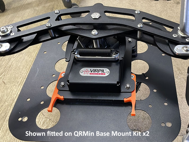 QRMin Virpil (VPC) Rudder Pedals Quick Release Plate Kit - Click Image to Close
