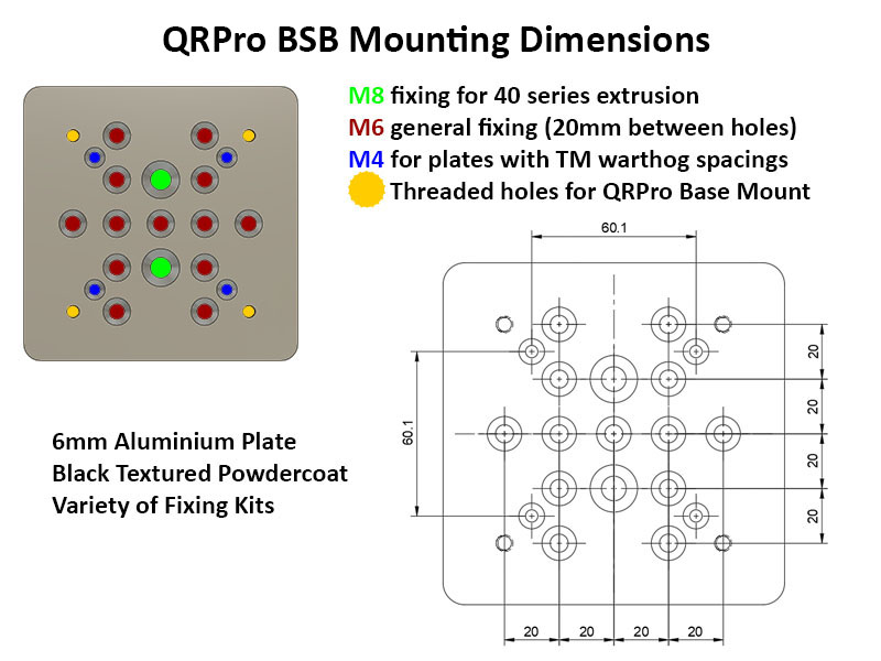 QRPro Quick Release Base Mount BSB Edition [QRProBaseBSBEdition ...