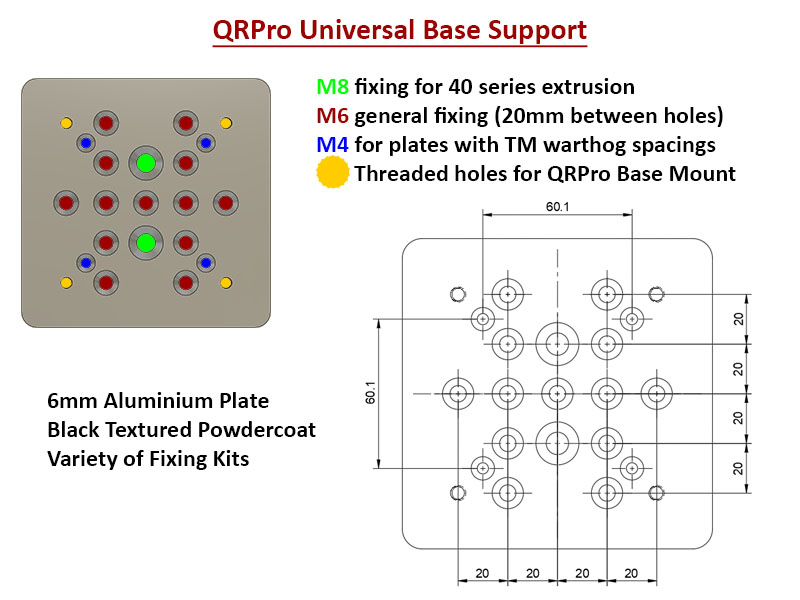 QRPro Base Support Bracket