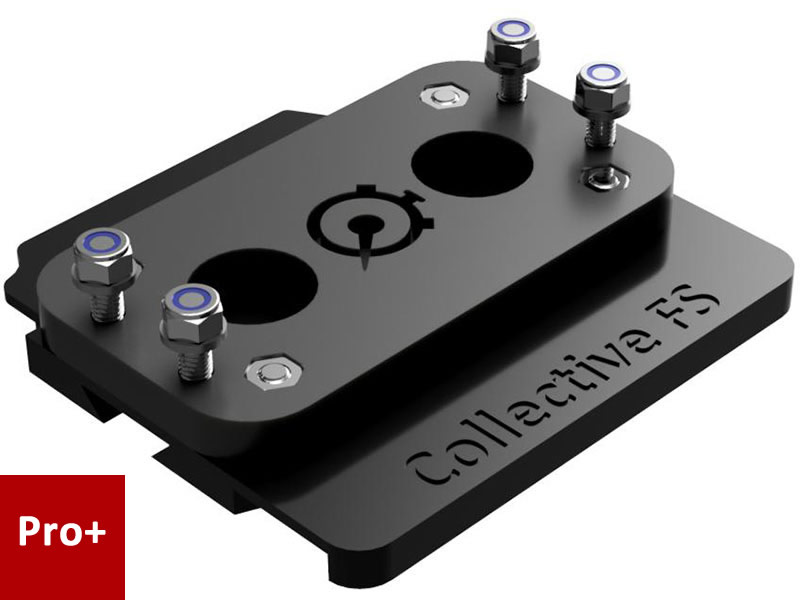 QRPro CollectiveFS Helicopter Collective Quick Release Plate