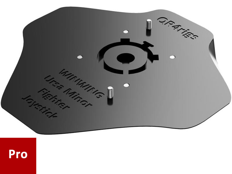 QRPro Winwing Ursa Minor Fighter Joystick Quick Release Plate