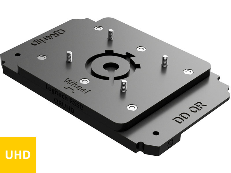 QRUHD Logitech RS50 Wheel Quick Release Plate