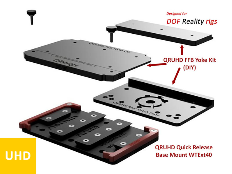 FFB Bundle Deal: QRUHD DOFR 40-Series Yoke Kit (DIY)