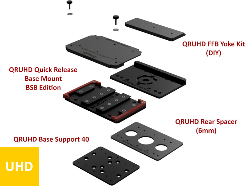 FFB Bundle Deal: QRUHD 40-Series Yoke Kit (DIY)