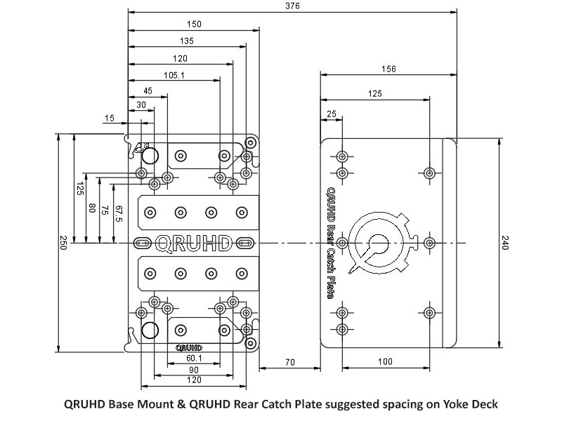 QRUHD FFB Yoke Quick Release Plate Kit (DIY)