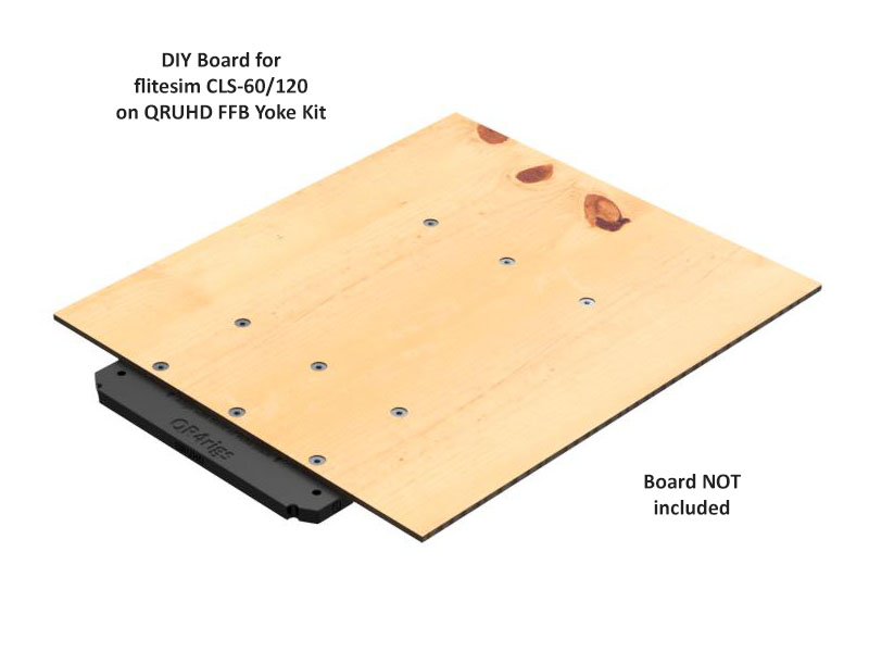 QRUHD FFB Yoke Quick Release Plate Kit (DIY)