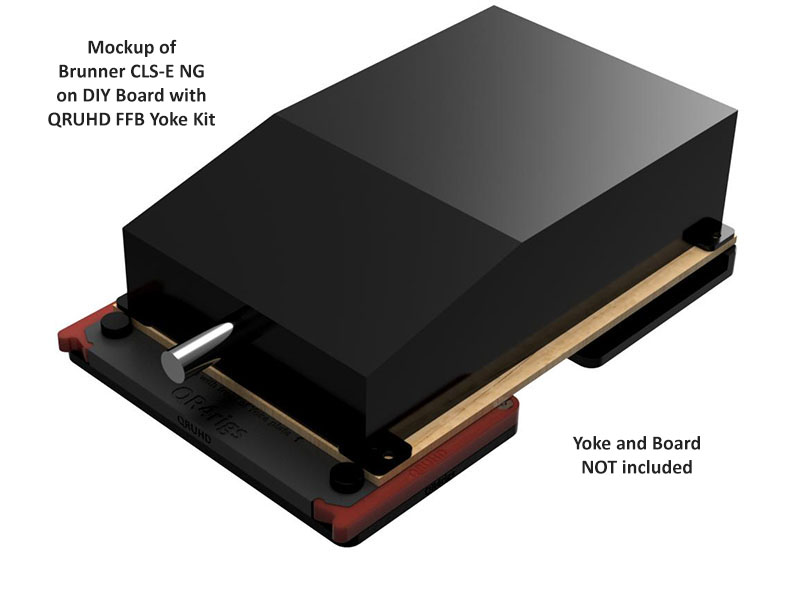 QRUHD FFB Yoke Quick Release Plate Kit (DIY)