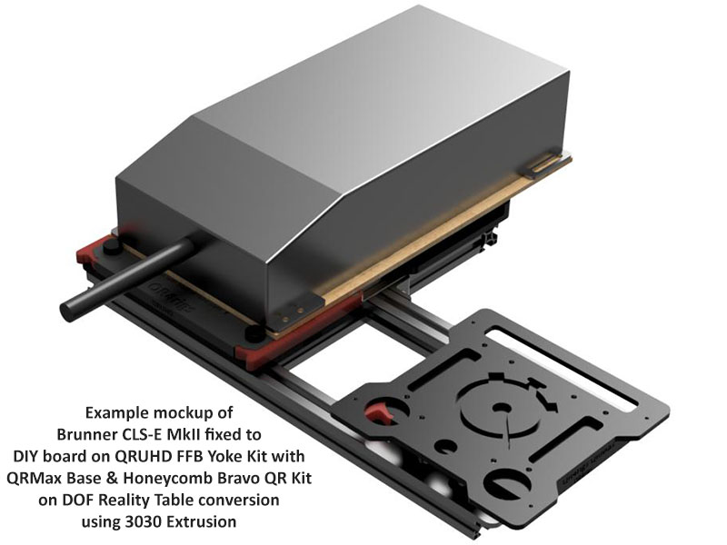 QRUHD FFB Yoke Quick Release Plate Kit (DIY)