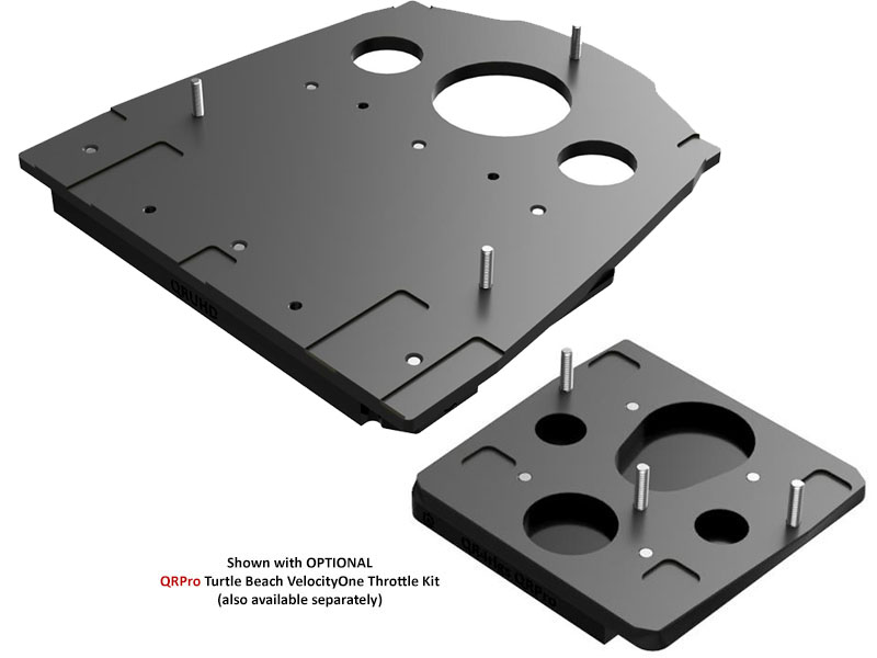 QRUHD Turtle Beach VelocityOne FCS Yoke Quick Release Plate Kit