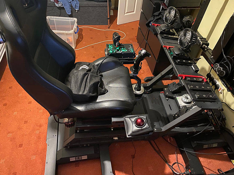Thrustmaster Warthog Joystick Kinked Extension [TMWHJoyExt] : QR4Rigs